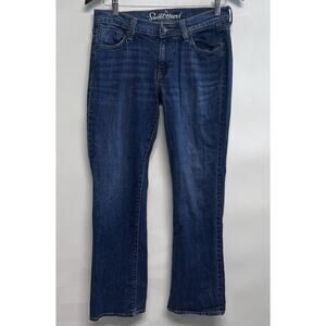 Old Navy Sweetheart Blue Denim Jeans Mid Rise Women Bootcut Flare Sz 4 S 31x30